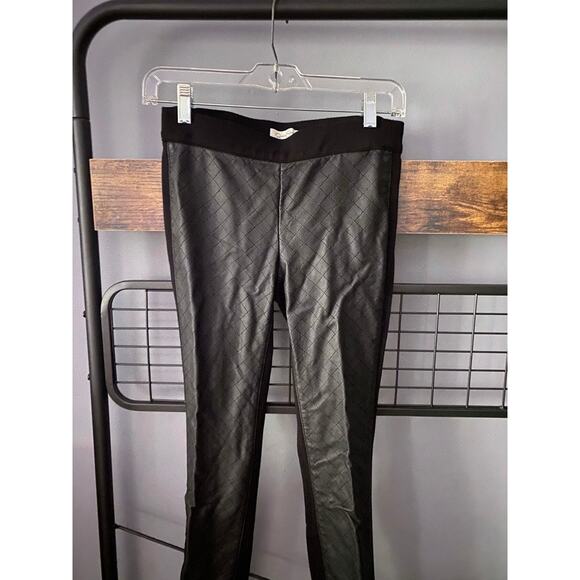 Jessica Simpson Black Faux Leather Leggings | Small - Picture 1 of 6
